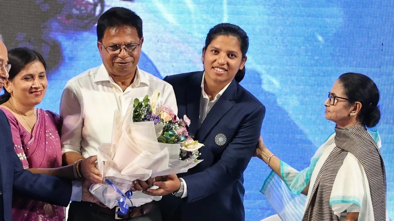 Richa Ghosh Felicitation CAB