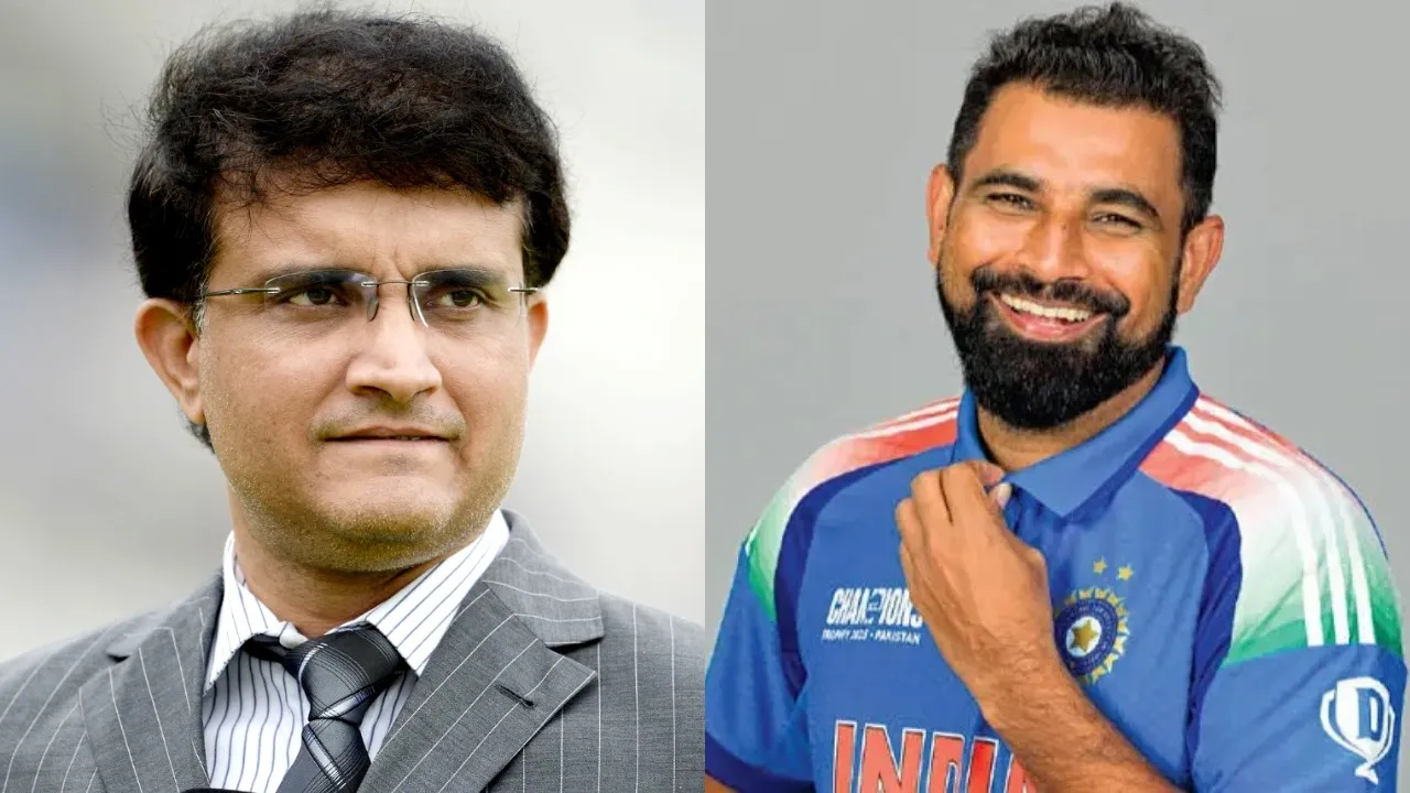 Sourav Ganguly and Mohammed Shami