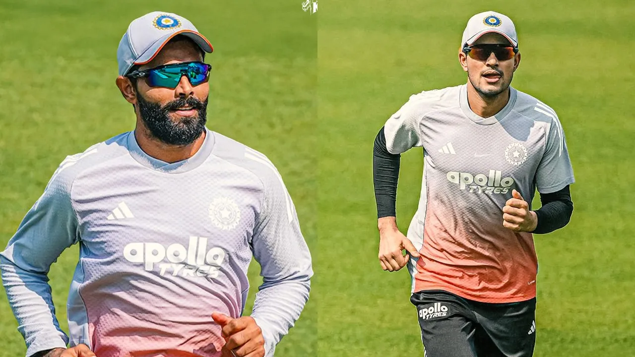 Ravindra Jadeja and Shubman Gill