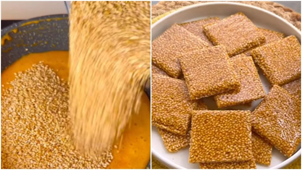 Sesame Chikki Recipe: ঘরেই বানান দুর্দান্ত মিষ্টি।
