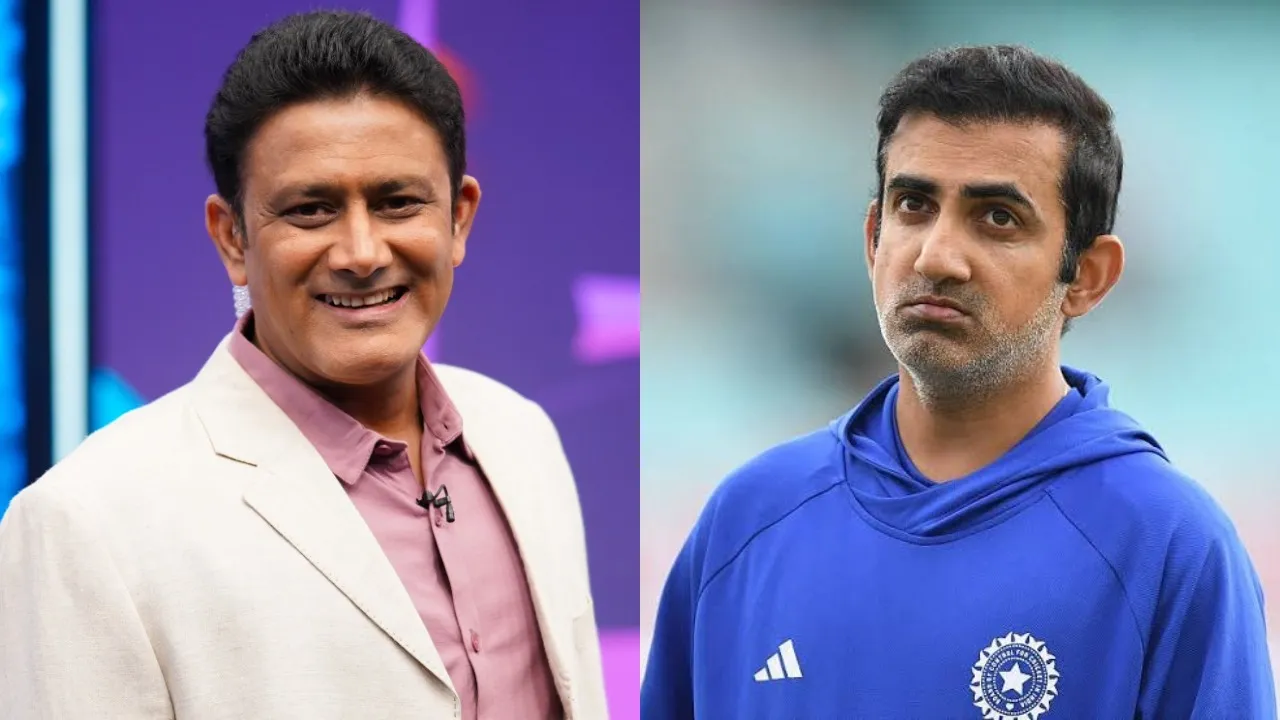Anil Kumble and Gautam Gambhir