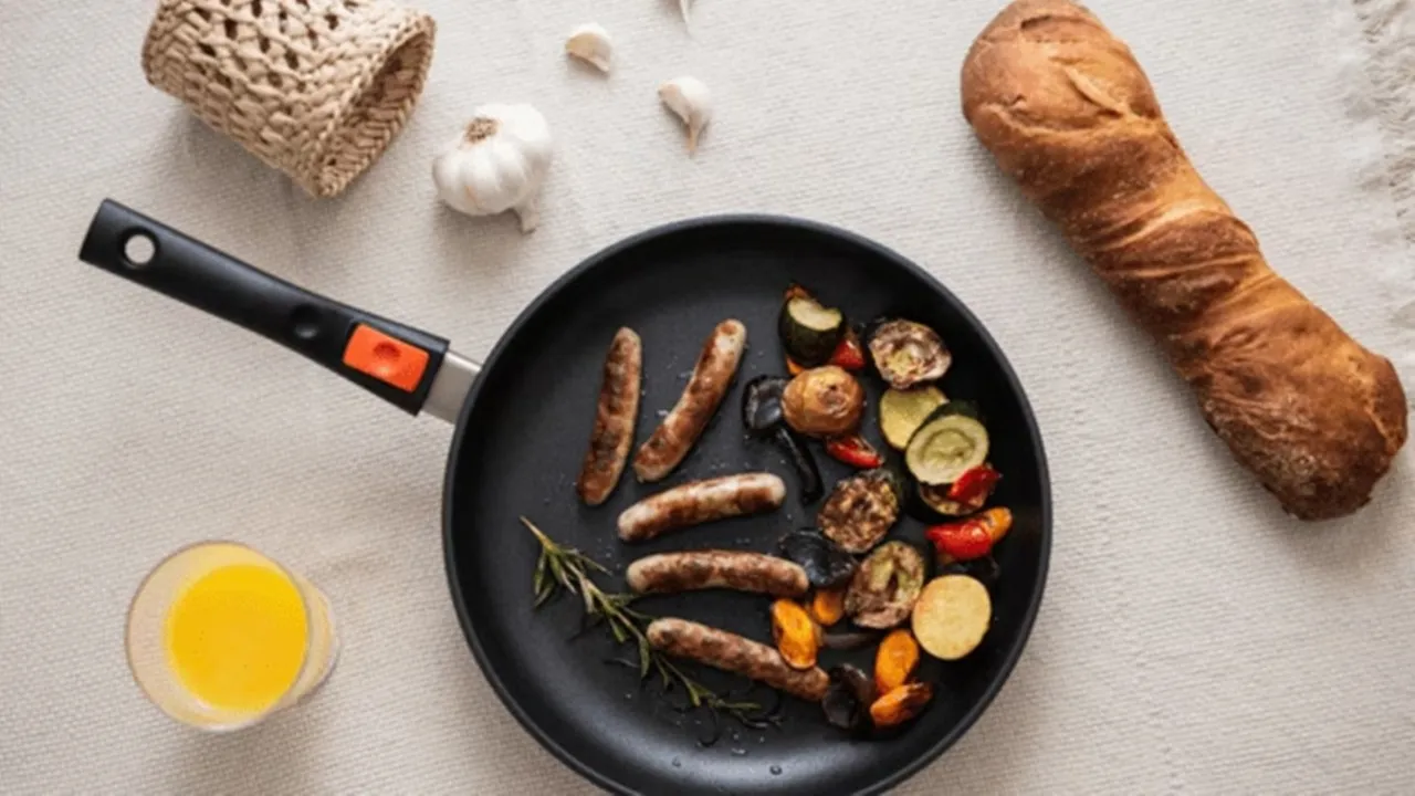 Nonstick Pan: নন-স্টিক প্যান।