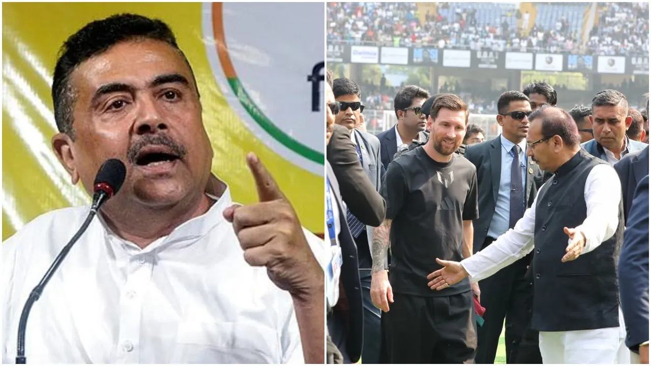Lionel Messi Kolkata  ,Yuvabharati Stadium chaos,  Messi Kolkata controversy , Mamata Banerjee apology  ,Suvendu Adhikari attack TMC  ,Kolkata football incident,  Messi event mismanagement,  Bengal politics football  ,Messi India visit controversy,  Salt Lake Stadium violence,লিওনেল মেসি কলকাতা  ,যুবভারতী ক্রীড়াঙ্গন বিশৃঙ্খলা,  মেসি কাণ্ড কলকাতা  ,মমতা বন্দ্যোপাধ্যায় ক্ষমা  ,শুভেন্দু অধিকারী তৃণমূল আক্রমণ,  যুবভারতী স্টেডিয়াম ভাঙচুর  ,মেসি অনুষ্ঠান অব্যবস্থা  ,ফুটবল রাজনীতি বাংলা,  মেসি দেখতে এসে প্রতারিত দর্শক  ,সল্টলেক স্টেডিয়াম হিংসা