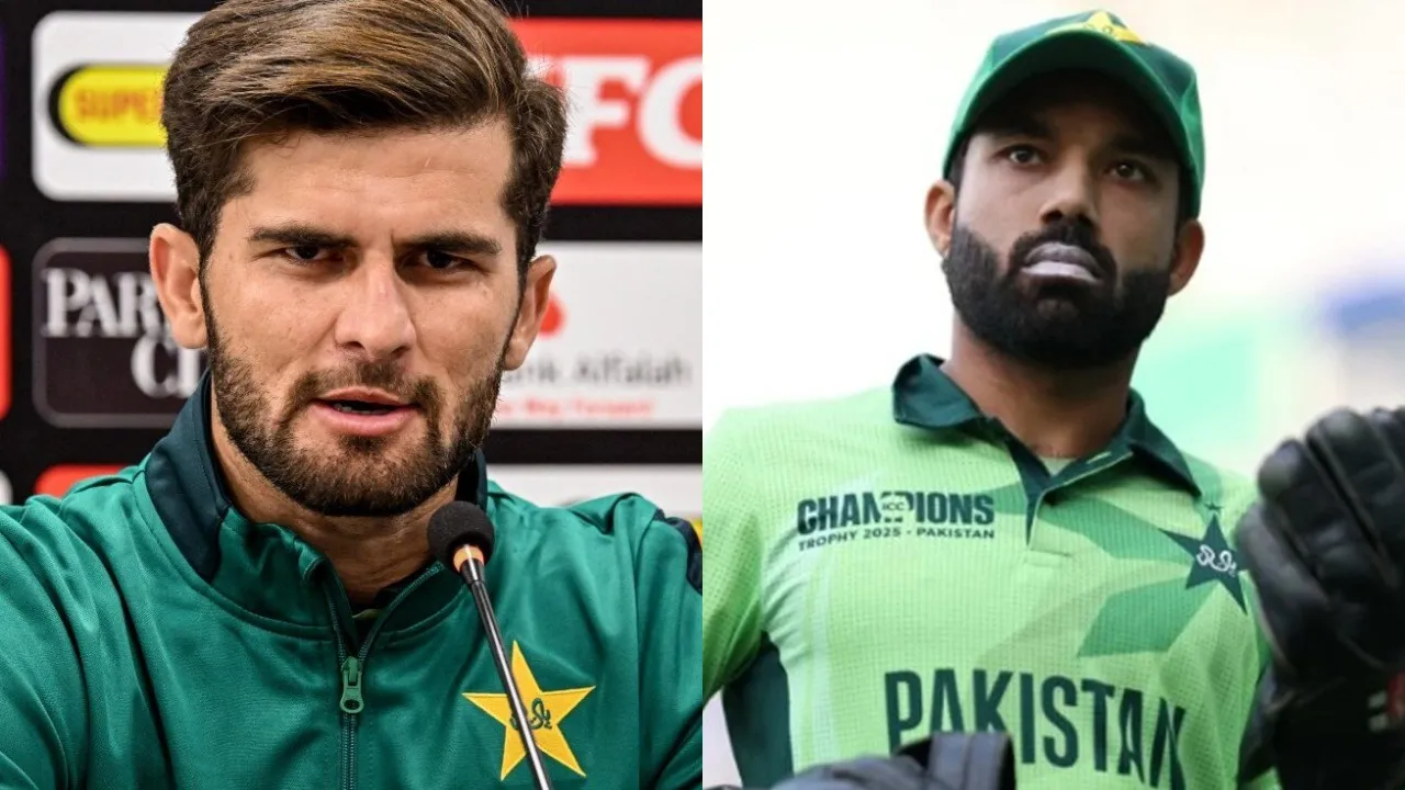 Shaheen Shah Afridi and Mohammad Rizwan