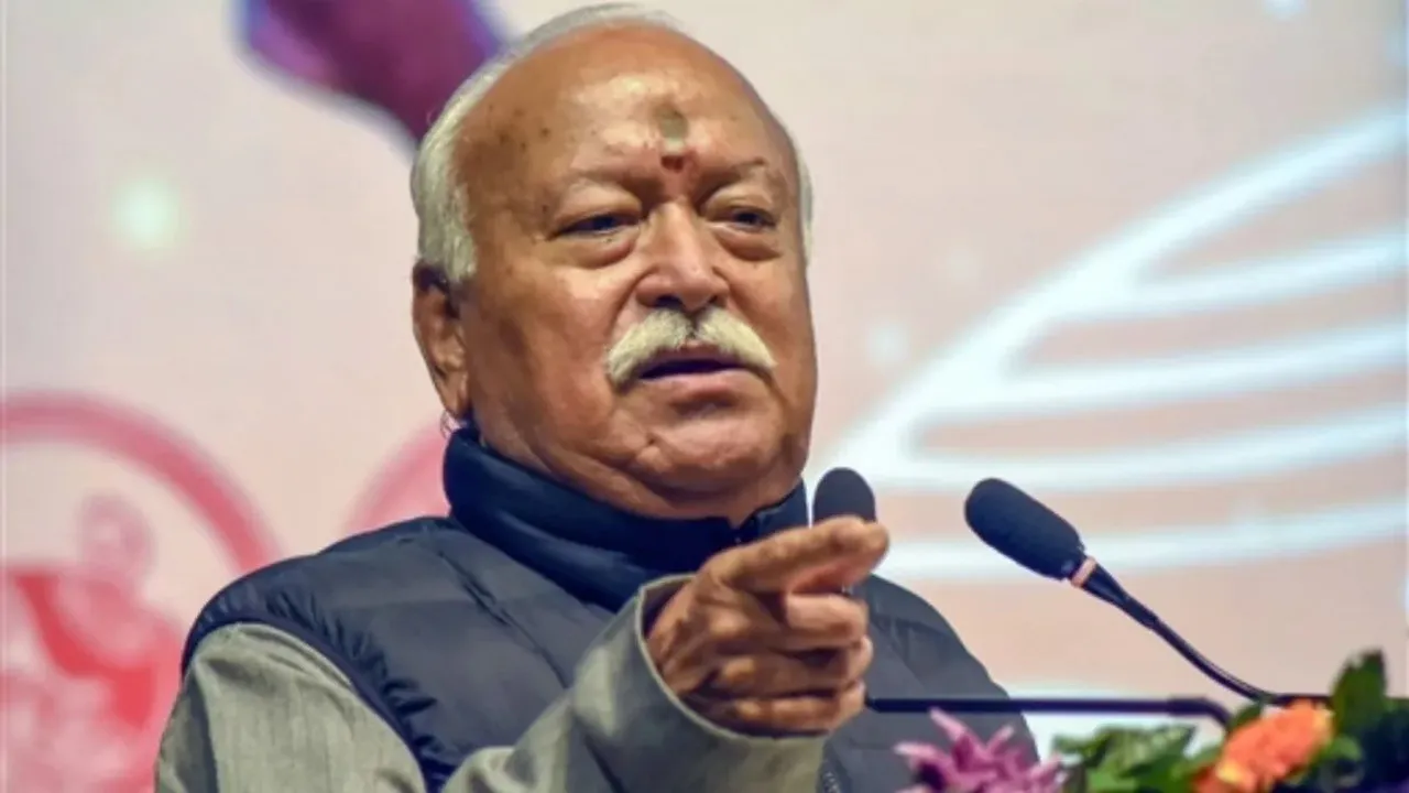 RSS chief Mohan Bhagwat, Bangladesh Hindus persecution, RSS centenary Kolkata, Hindu minorities Bangladesh, Mohan Bhagwat statement, Babri Masjid Bengal controversy, Murshidabad Babri Masjid, Humayun Kabir TMC, Hindu unity RSS, India government Bangladesh issue