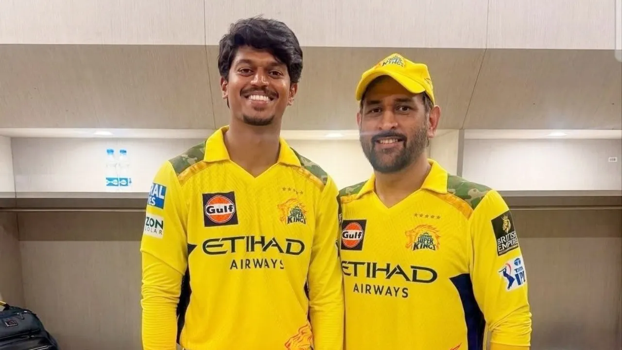 Ramakrishna Ghosh and MS Dhoni