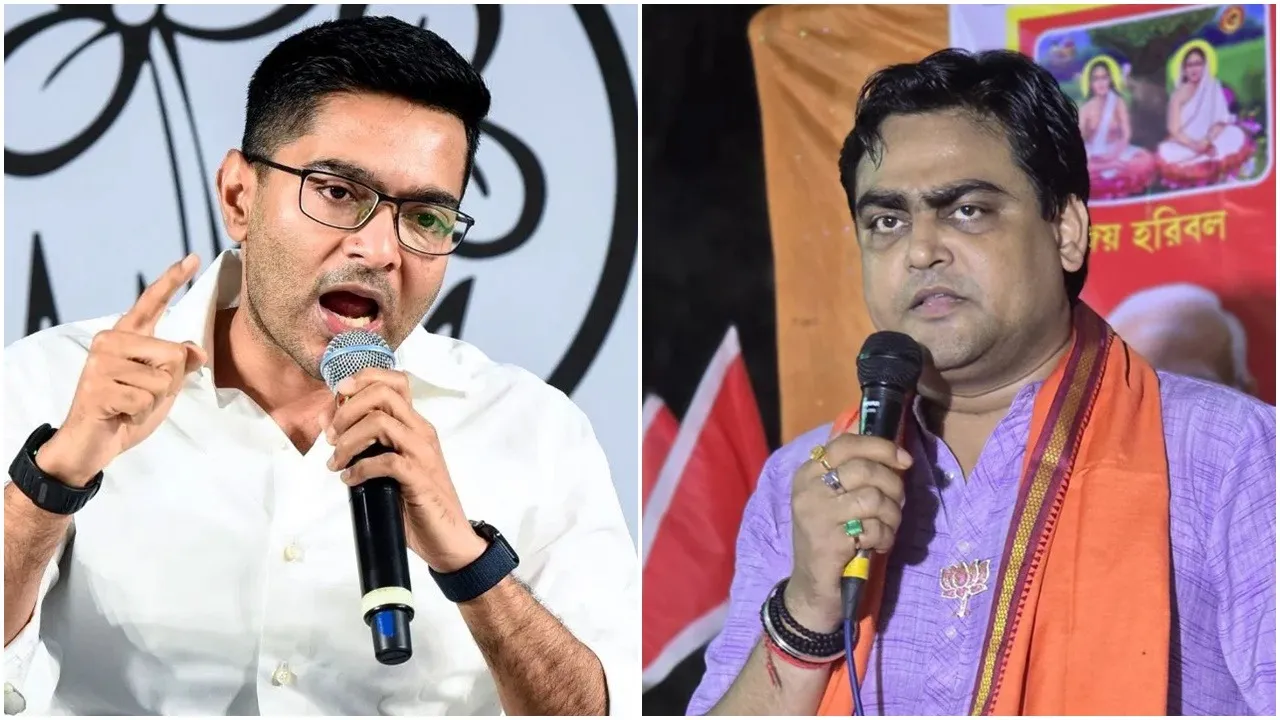 Abhishek Banerjee  ,Shantanu Thakur,  Thakurbari controversy  ,Thakurnagar politics,  West Bengal politics  ,Assembly election West Bengal,  TMC vs BJP  ,Abhishek Banerjee puja row  ,Shantanu Thakur statement  ,Political controversy in Bengal,অভিষেক বন্দ্যোপাধ্যায়  ,শান্তনু ঠাকুর  ,ঠাকুরবাড়ি বিতর্ক,  ঠাকুরনগর রাজনীতি,  পশ্চিমবঙ্গ রাজনীতি,  বিধানসভা ভোট  ,তৃণমূল বনাম বিজেপি,  অভিষেক বন্দ্যোপাধ্যায় পুজো বিতর্ক,  শান্তনু ঠাকুর মন্তব্য,  বঙ্গ রাজনীতির উত্তাপ