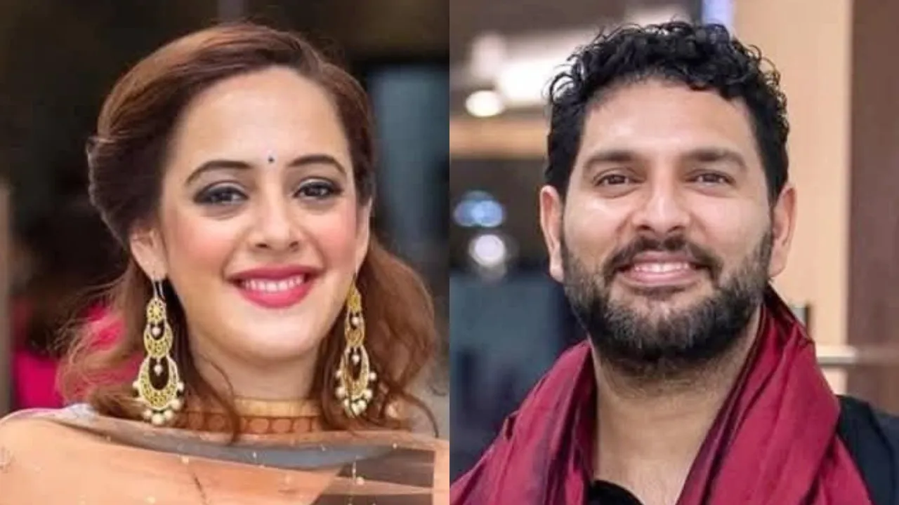 Yuv raj Singh and Hazel Keech