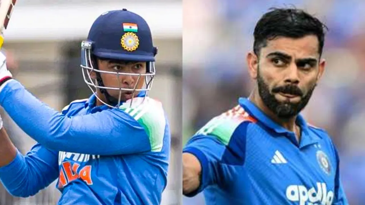 Vaibhav Suryavanshi and Virat Kohli