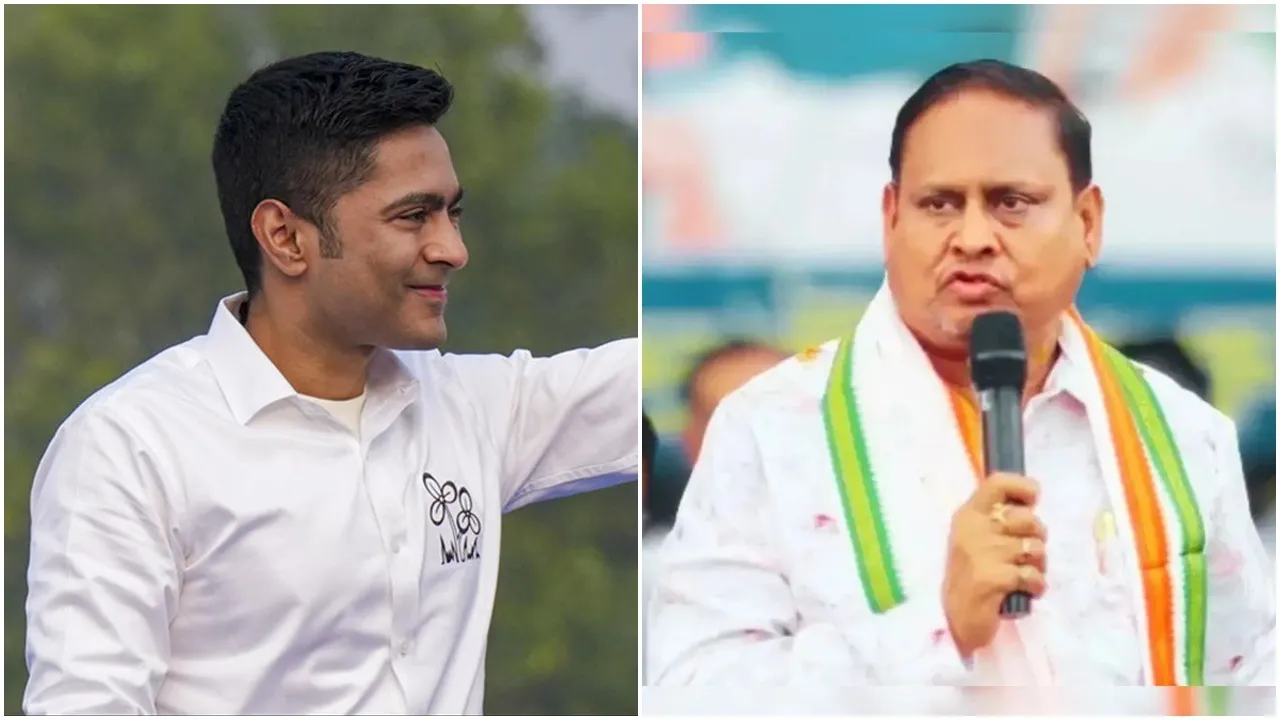 Beldanga violence, বেলডাঙা অশান্তি, Abhishek Banerjee statement, অভিষেক বন্দ্যোপাধ্যায়ের মন্তব্য, Humayun Kabir reaction, হুমায়ুন কবীরের প্রতিক্রিয়া, TMC internal conflict, তৃণমূলের অন্তর্দ্বন্দ্ব, BJP conspiracy allegation, বিজেপির যোগসাজশের অভিযোগ, Murshidabad politics, মুর্শিদাবাদ রাজনীতি, TMC vs BJP Bengal, বাংলায় তৃণমূল বনাম বিজেপি, suspended TMC leader, সাসপেন্ডেড তৃণমূল নেতা, Beldanga unrest Murshidabad, মুর্শিদাবাদে বেলডাঙা অশান্তি, Abhishek Banerjee rally, অভিষেক বন্দ্যোপাধ্যায়ের সভা, West Bengal Assembly Election 2026, পশ্চিমবঙ্গ বিধানসভা নির্বাচন ২০২৬