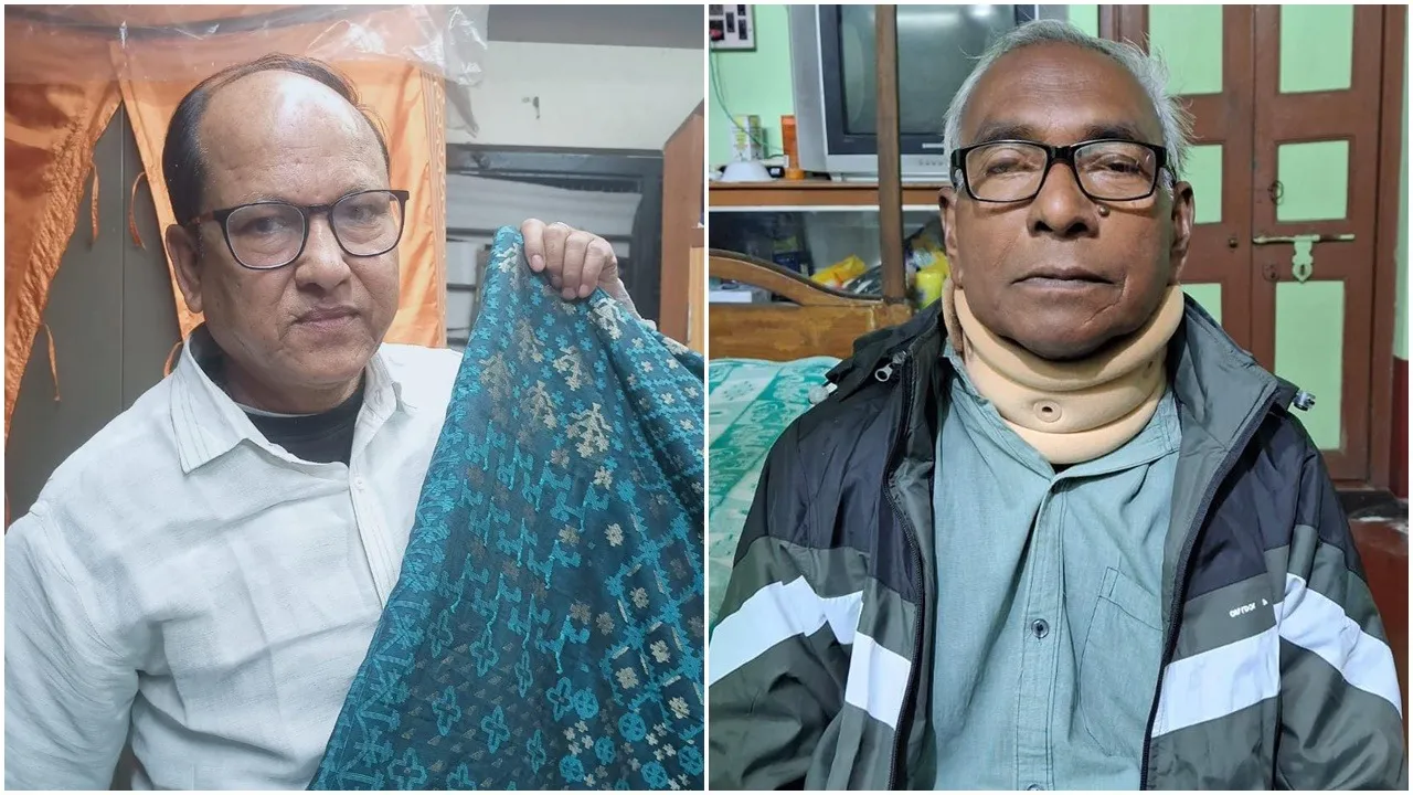 Padma Shri 2026 West Bengal, Jyotish Debnath Weaver, Rabilal Tudu Writer, Kalna Padma Shri Winners,Republic Day 2026 Awards, Tant Saree Weaver Bengal, Santhali Literature, Purba Bardhaman News, Muslin Jamdani Artist,পদ্মশ্রী সম্মান ২০২৬, জ্যোতিষ দেবনাথ, রবিলাল টুডু, কালনা
