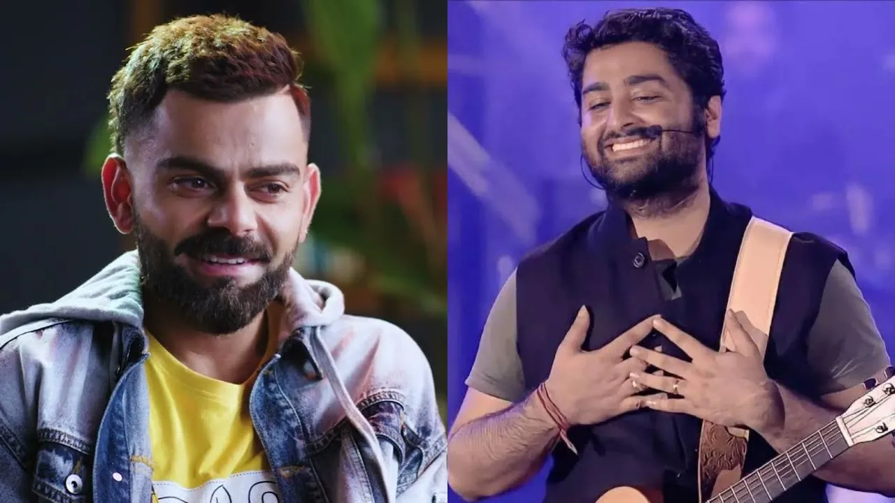 Virat Kohli and Arihit Singh