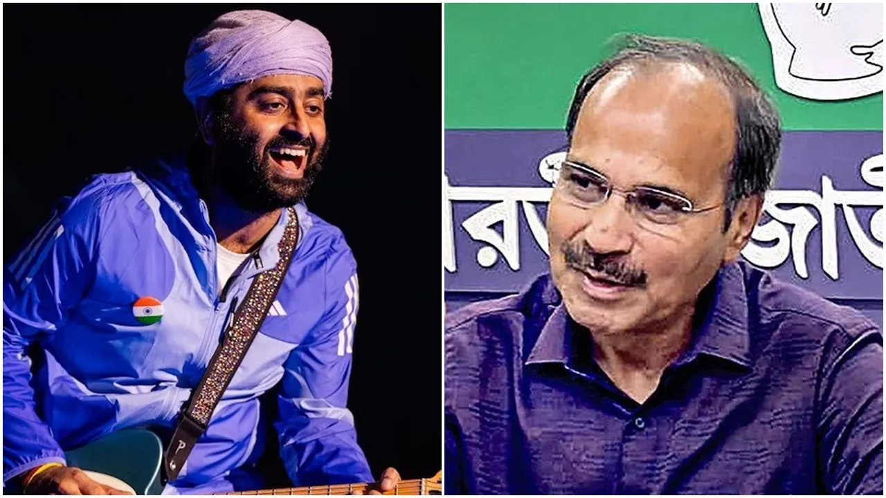 Arijit Singh, Adhir Ranjan Chowdhury, Playback Singing, Murshidabad News, Jiaganj,Arijit Singh Congress Connection, Adhir Chowdhury Statement, West Bengal Politics, Viral News, Indian Music Industry,অরিজিৎ সিং, অধীর রঞ্জন চৌধুরী, প্লেব্যাক গান, মুর্শিদাবাদ, জিয়াগঞ্জ
