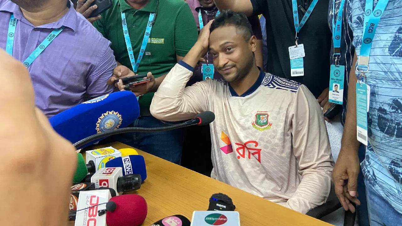 Shakib Al Hasan Press Conference: অবসরের ঘোষণা করলেন বাংলাদেশের তারকা অলরাউন্ডার সাকিব আল হাসান