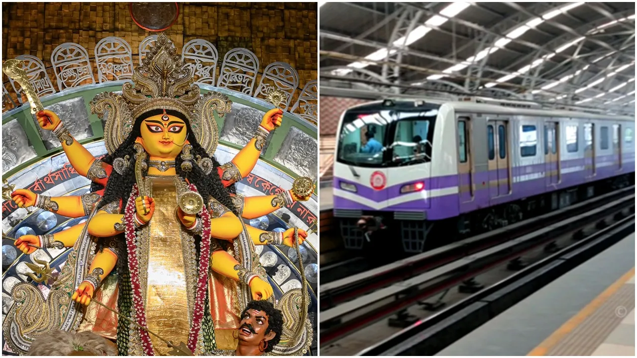  Kolkata Durga Puja 2024 Pandals, কলকাতা পুজো ট্রাভেল গাইড,কলকাতা মেট্রো