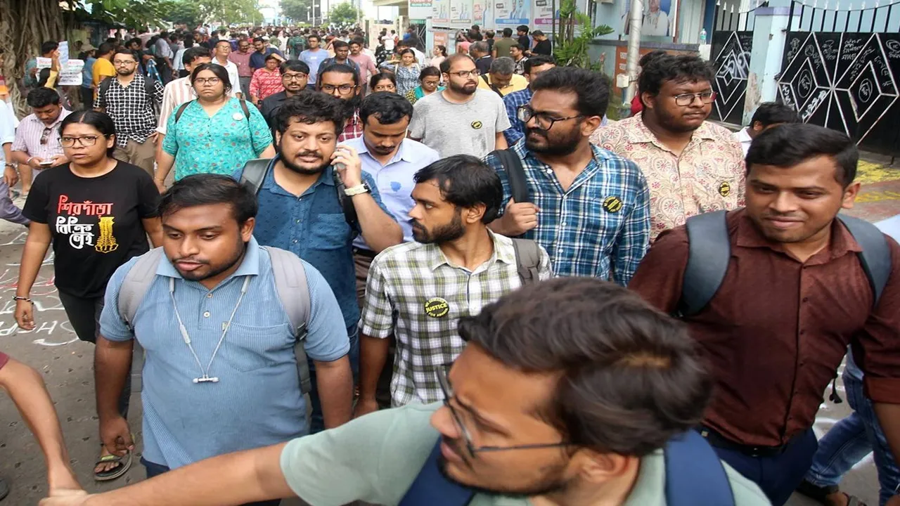 Junior Doctor's protest,RG Kar protest, জুনিয়র ডাক্তারদের বিক্ষোভ, আরজি কর বিক্ষোভ