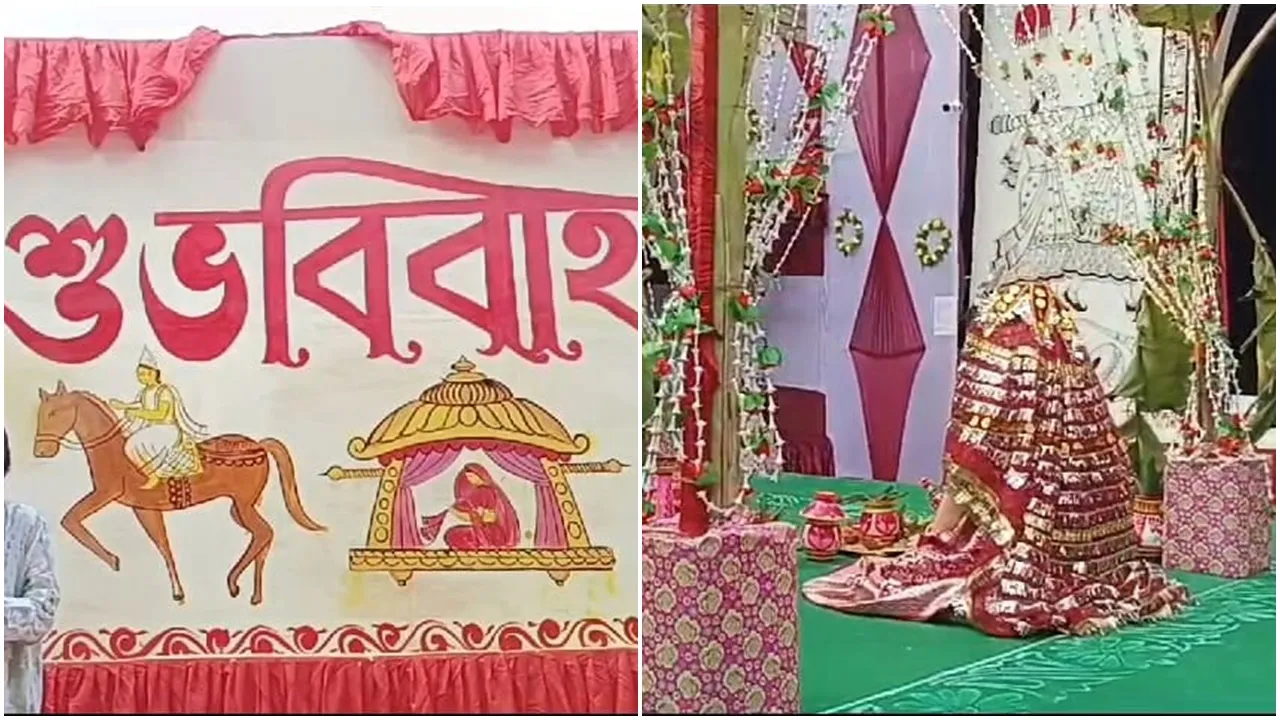  Malda Durga Puja Pandal,Durha Puja 2024,দুর্গাপুজো ২০২৪, মালদা