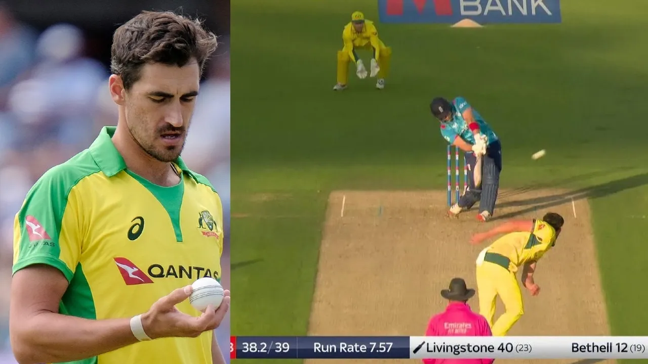 Mitchell Starc most expensive over by an australian in ODI, Liam Livingstone, ENG vs AUS, ইংল্যান্ড বনাম অস্ট্রেলিয়া, মিচেল স্টার্ক, লিয়াম লিভিংস্টোন