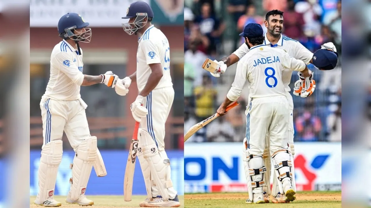 Rabichandran Ashwin, Ravindra Jadeja, রবিচন্দ্রন অশ্বিন, রবীন্দ্র জাদেজা