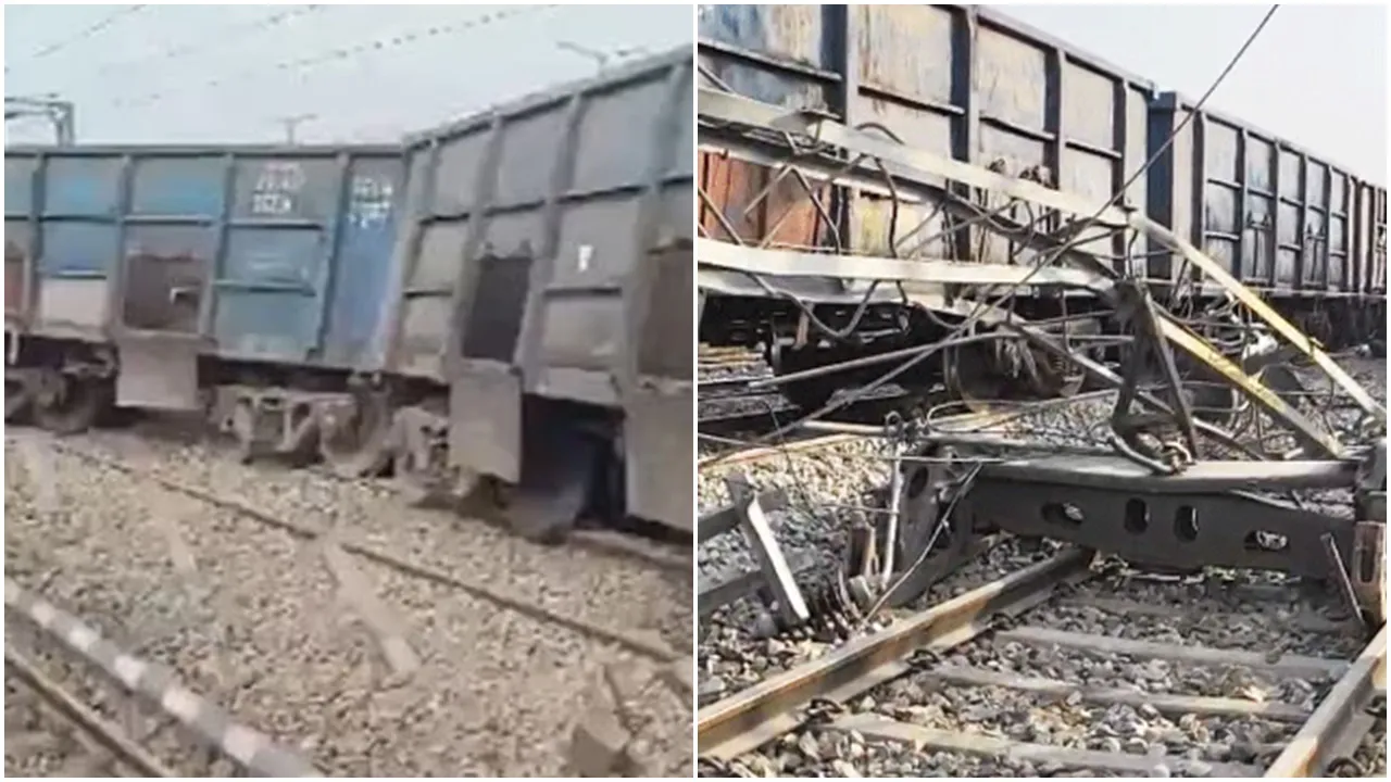 goods train derailed again at maynaguri, রেল দুর্ঘটনা, ময়নাগুড়ি