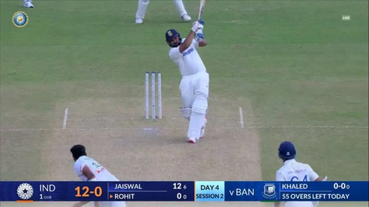 Team India smashes Fastest 50 and 100 record in a Test match
