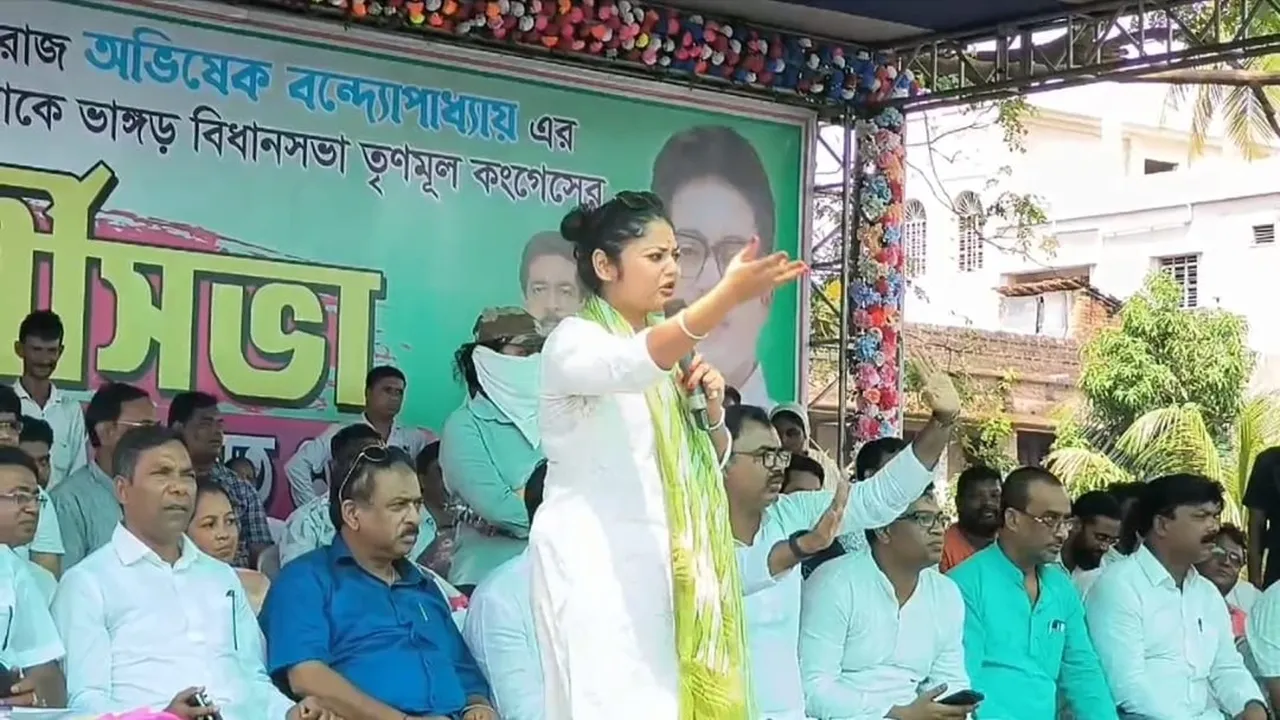 Sayani Ghosh, Bhangar, Arabul Islam, Saokat Molla, সায়নী ঘোষ, ভাঙড়, আরাবুল ইসলাম, শওকত মোল্লা