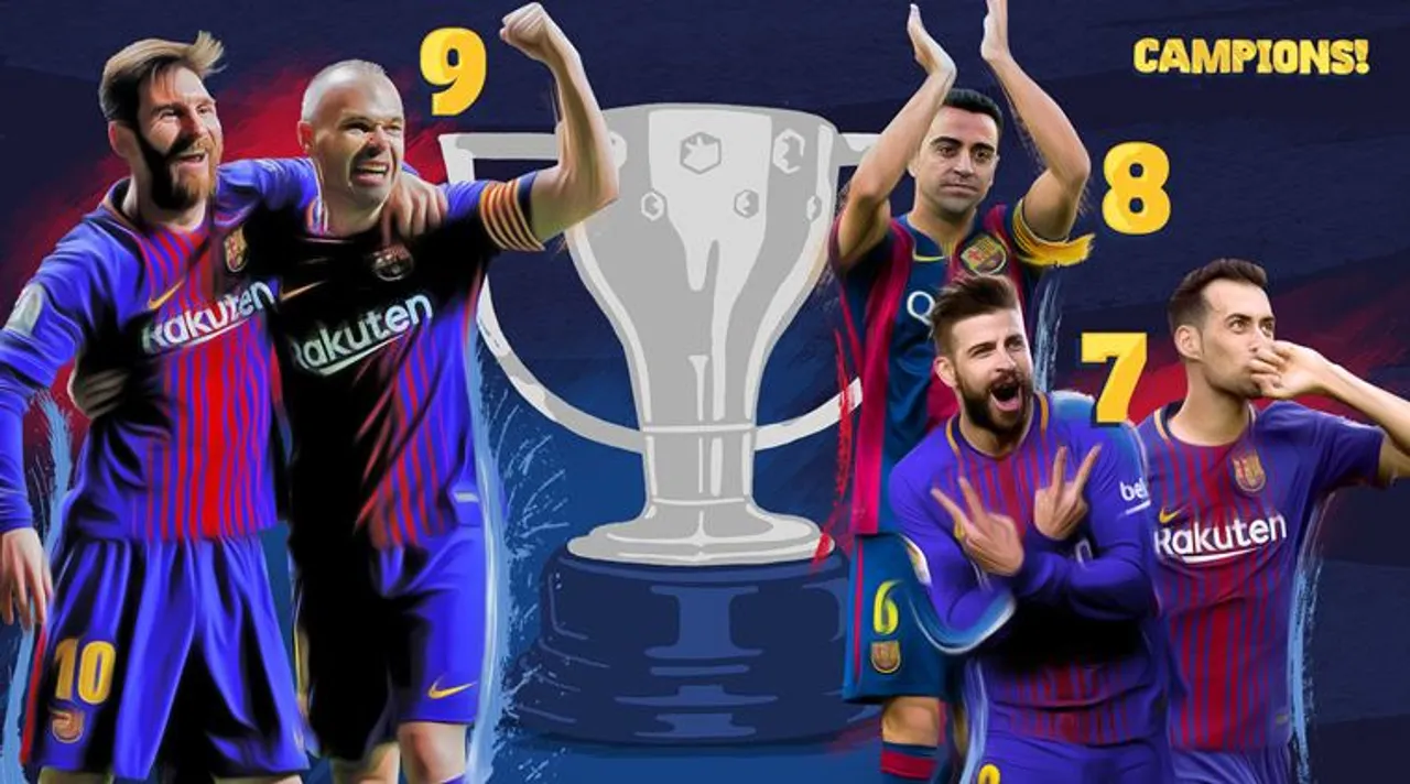 Lionel Messi Hat-Trick Seals Barcelona's 25th La Liga Title In Style