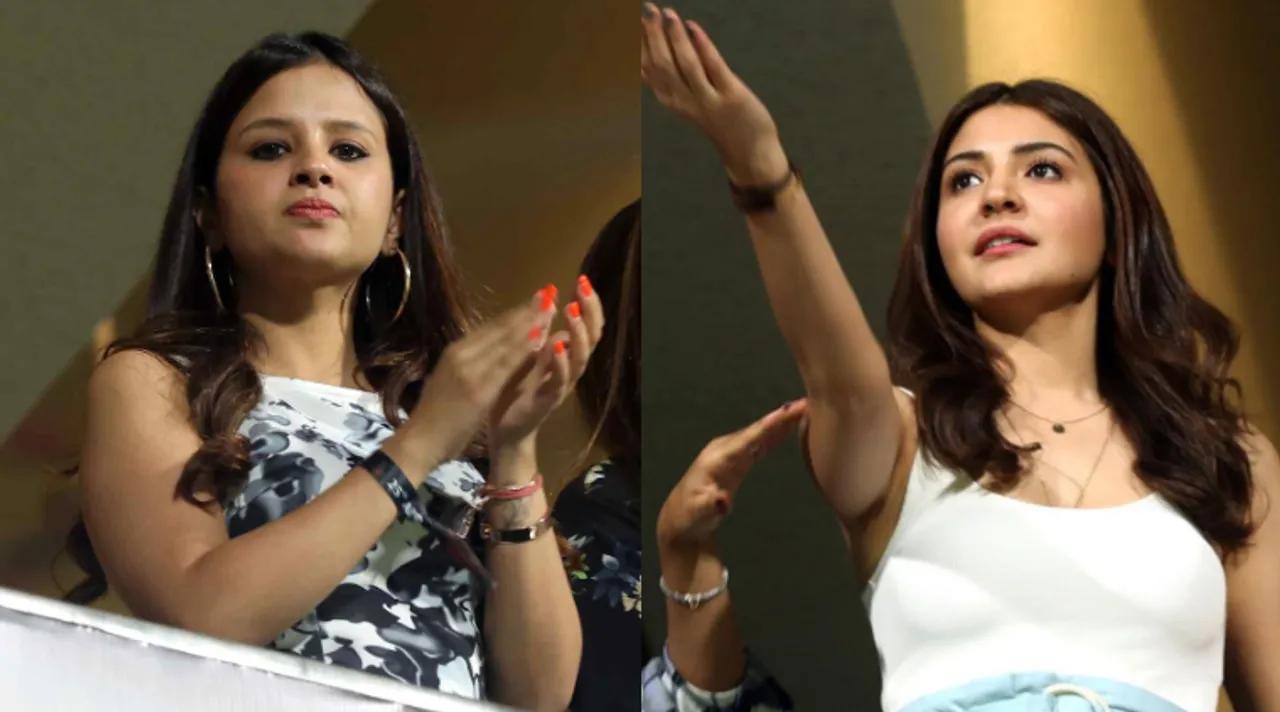 MS Dhoni Hits Flurry Of Sixes. Watch Wife Sakshi, Anushka Sharma's Reaction