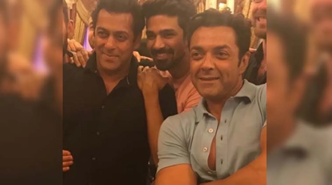 Salman Khan, who is back home after spending two days in Jodhpur Central Jail in connection with 1998 blackbuck poaching case, made sure to attend the birthday bash of his Race 3 co-star Saqib Saleem. Scroll to see all inside pictures from the party