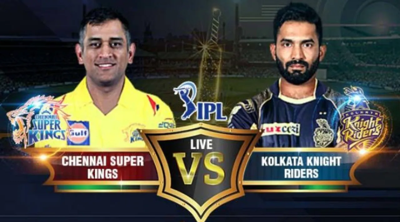 IPL Final Ad Showing CSK vs KKR