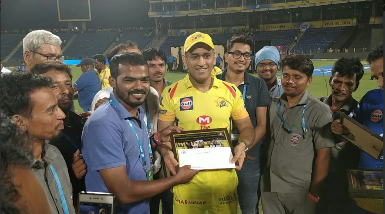 MS Dhoni Plans Special Parting Gift for Pune Groundsmen After Chennai Super Kings Play Last 'Home' Game