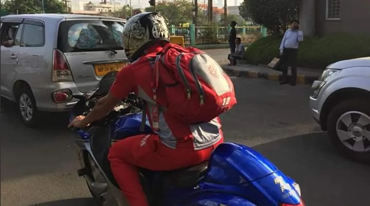IPL 2018: Mohit Sharma Goes For KXIP's Training Session On Superbike