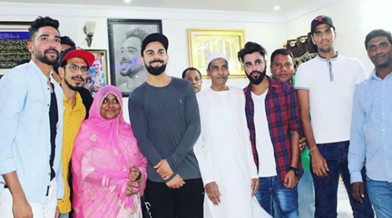 IPL 2018: Virat Kohli, Parthiv Patel feast at Mohammed Siraj’s house; watch video