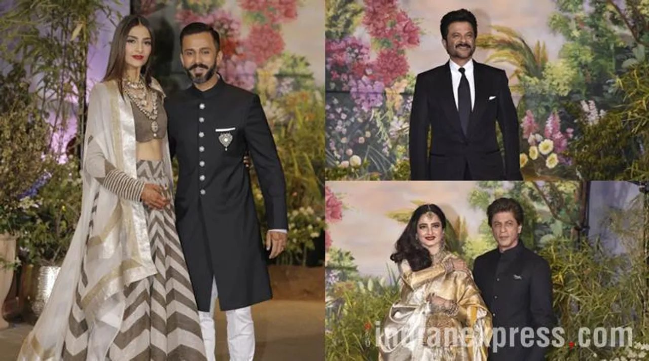 sonam kapoor reception