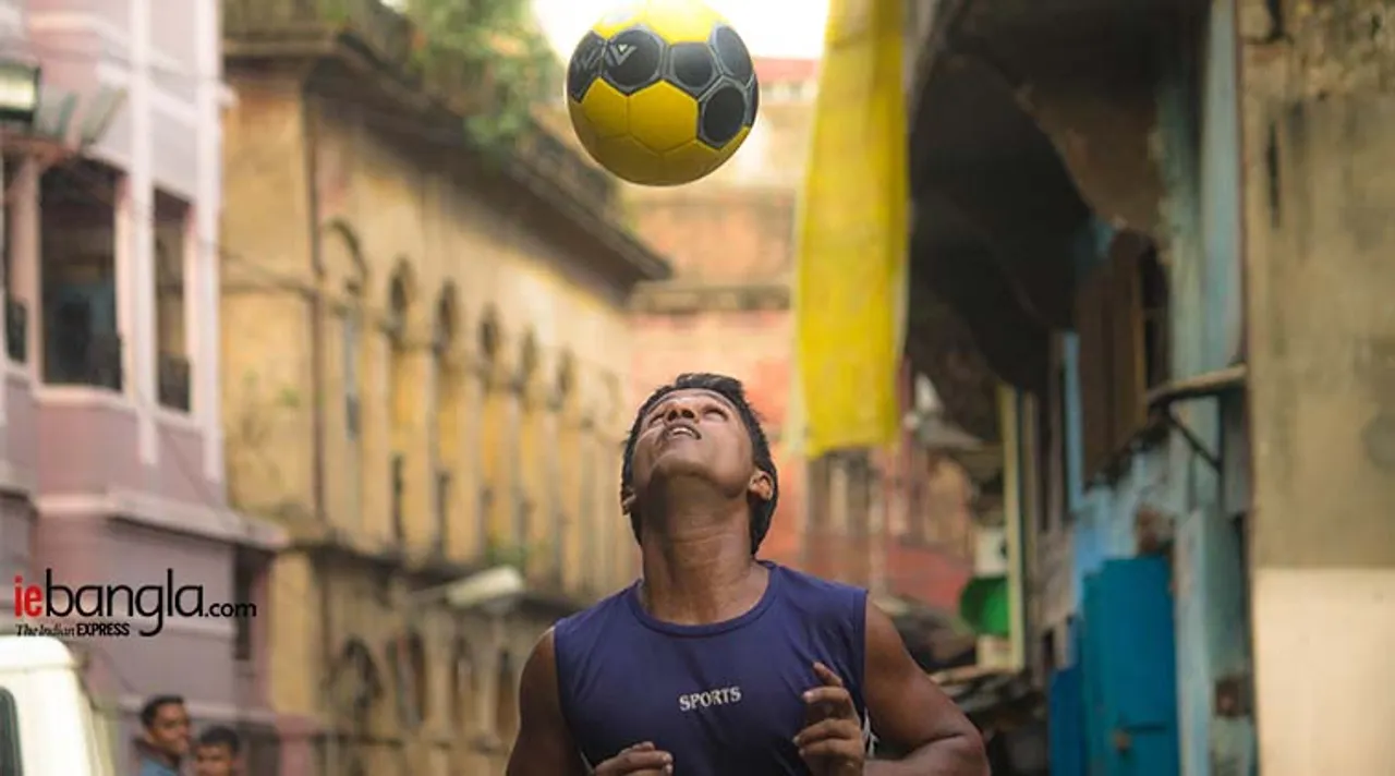 Sanjib Sing lost footballer of Maidan Express Photo Shashi Ghosh