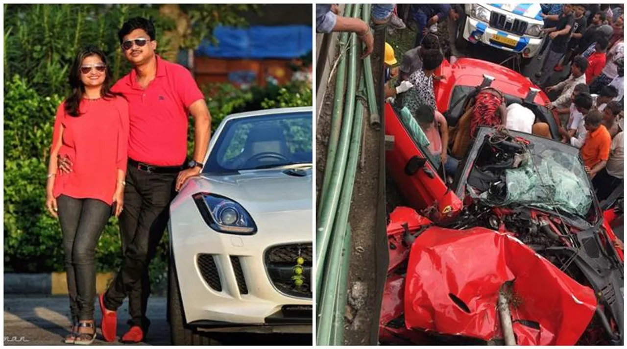Ferrari accident