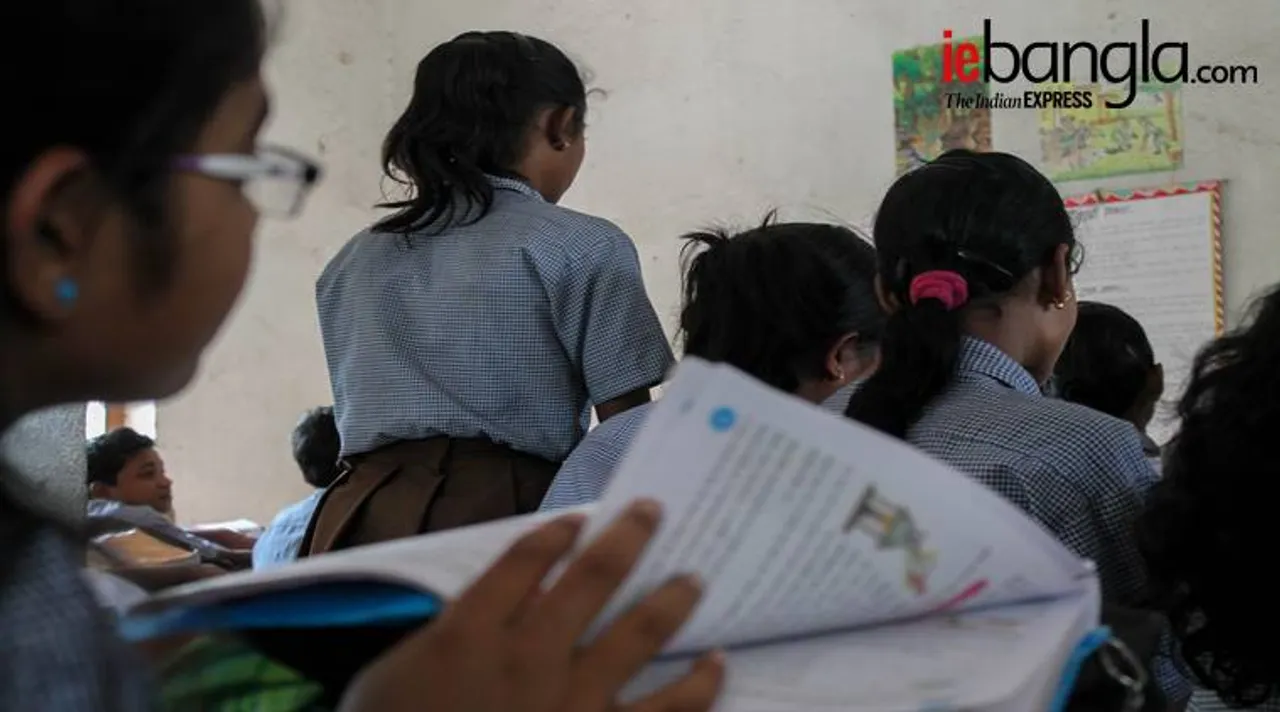 School Student pic Express photo: Shashi Ghosh