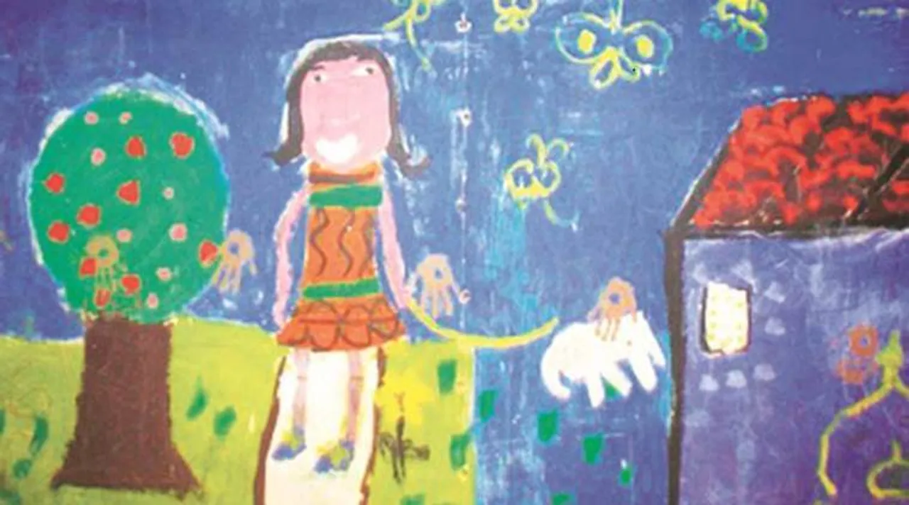 painting on'a world of friendship' theme