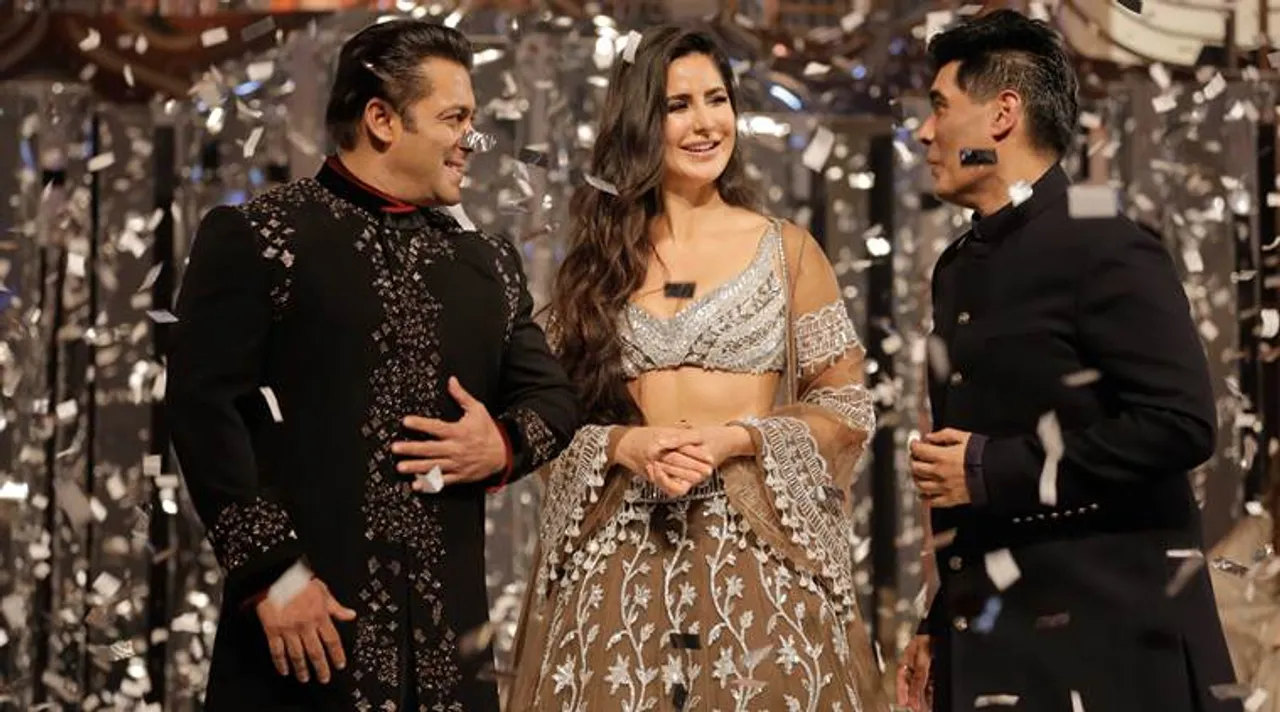 Salman Khan and Katrina Kaif left onlookers spellbound at Manish Malhotra’s couture show on Wednesday.