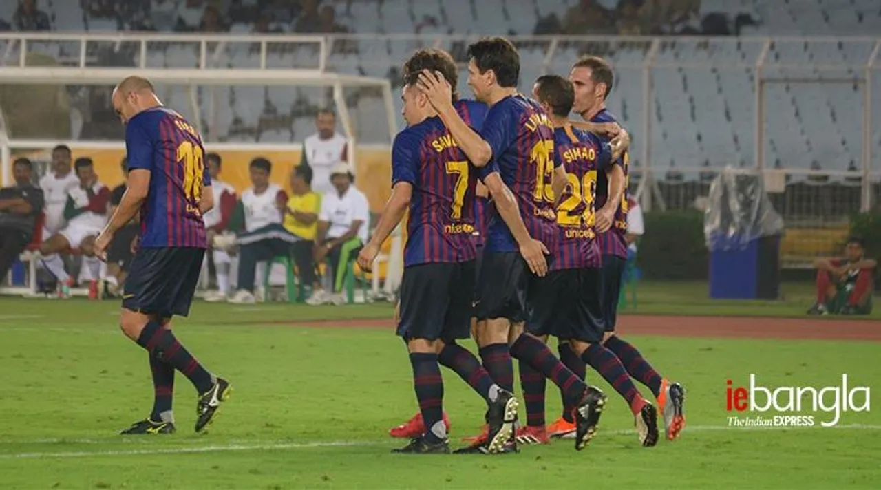 FCB VS MB match Express Photo Shashi Ghosh
