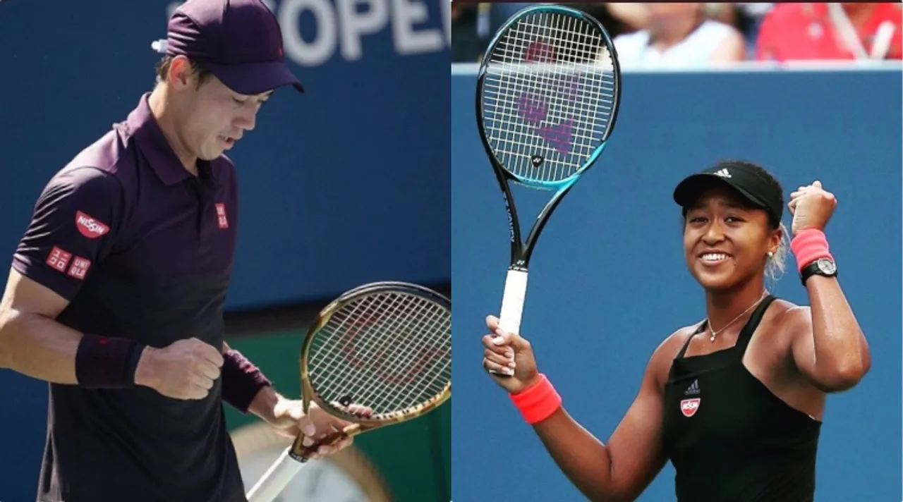 ei Nishikori and Naomi Osaka