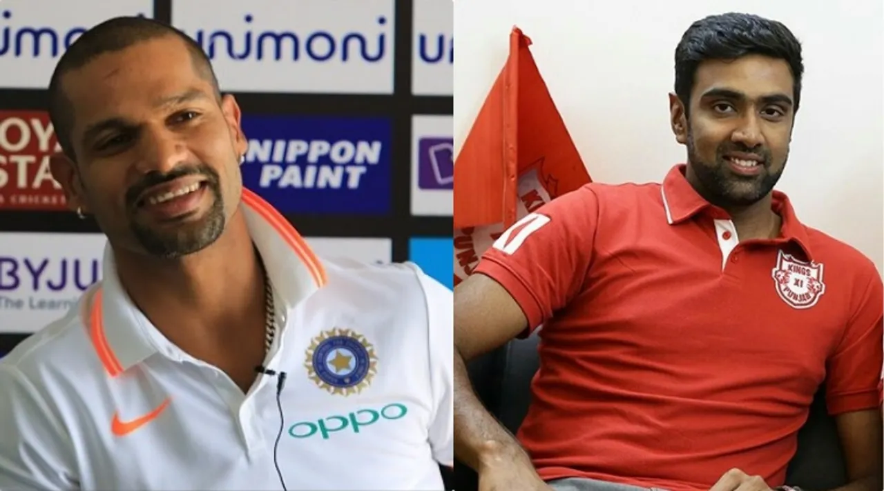 Shikhar Dhawan and Ravichandran Ashwin
