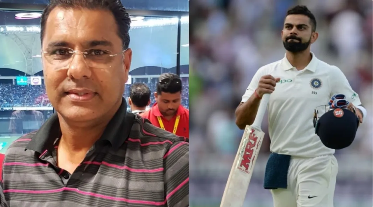 Virat Kohli and Waqar Younis