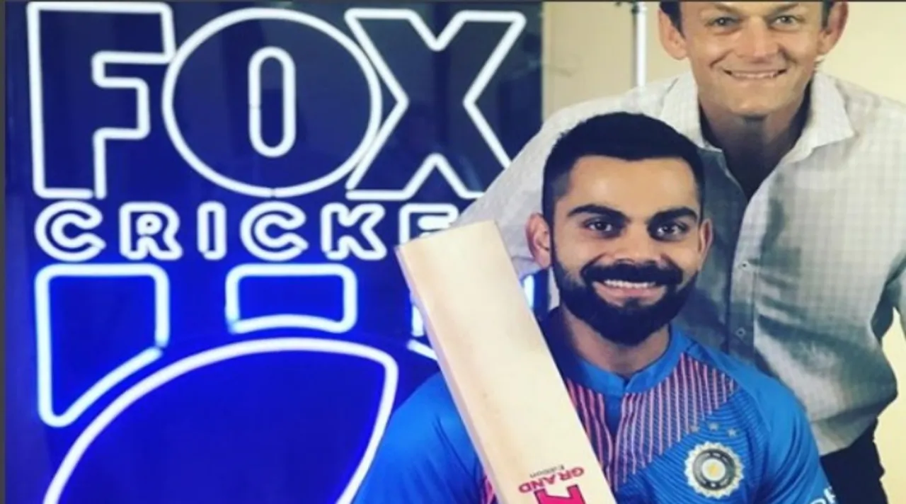 Adam Gilchrist and Virat Kohli