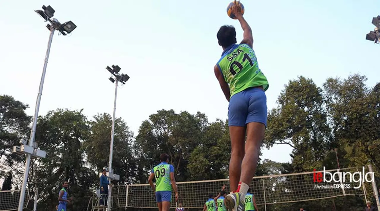 Volleyball tournamnet Express photo Shashi Ghosh