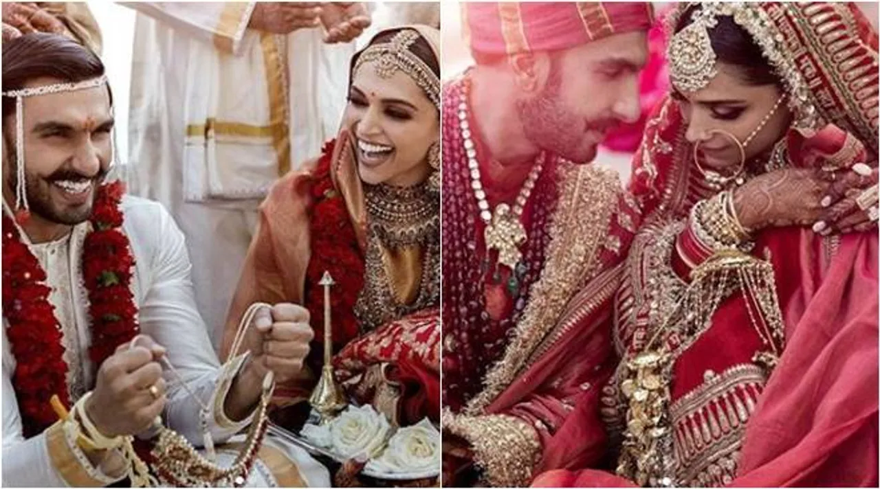 রাজকীয় কায়দায় বিয়ে হল দীপিকা-রনবীরের, ভাইরাল ছবি