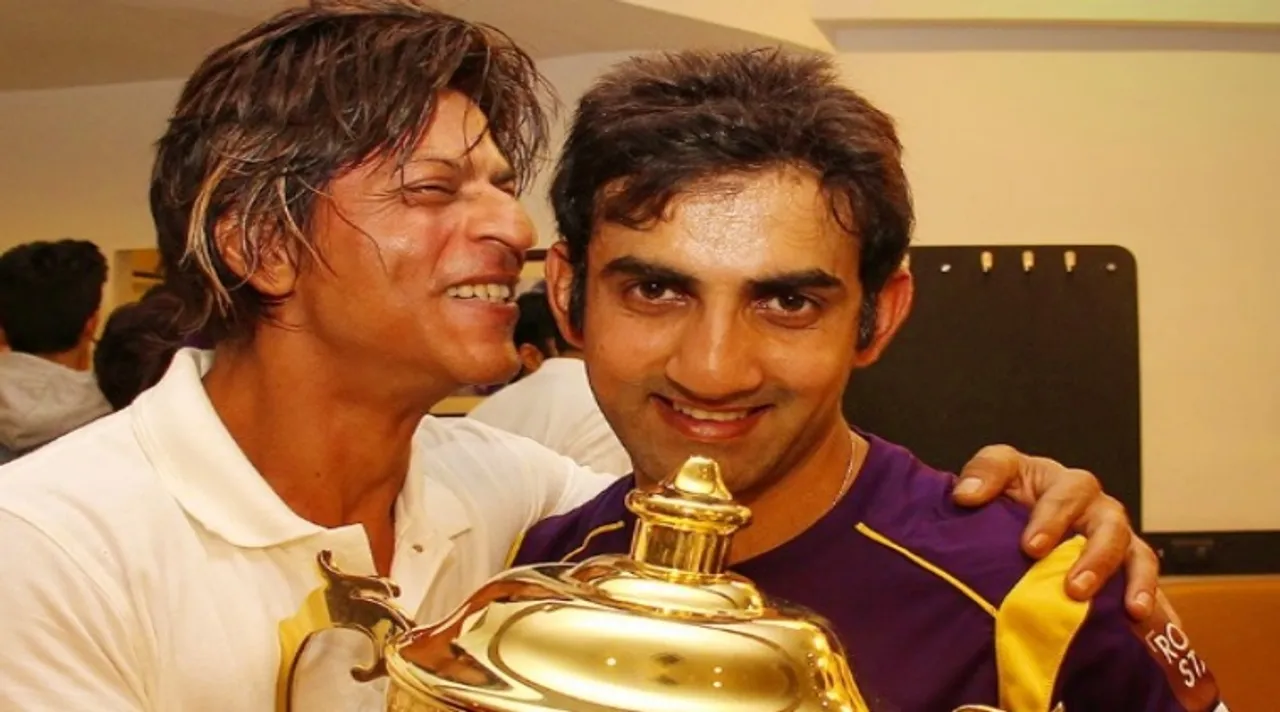 Gautam Gambhir and Sharukh Khan