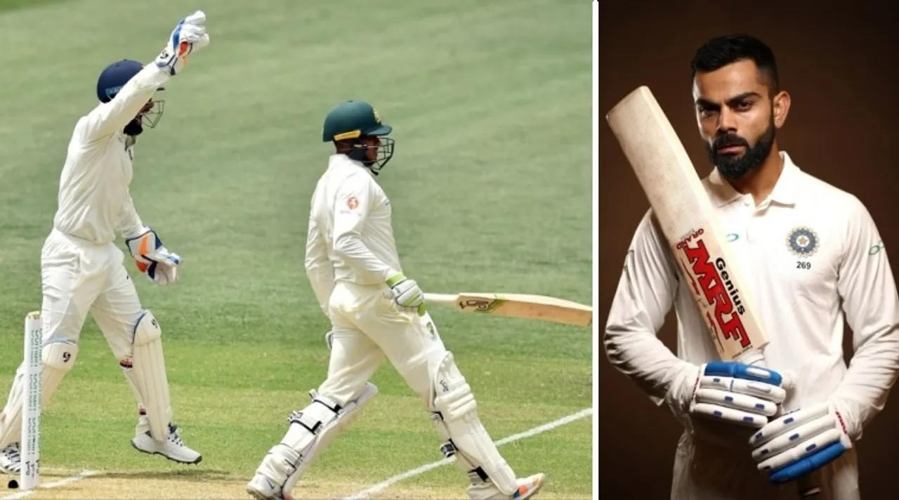 Risabh Pant and Virat Kohli