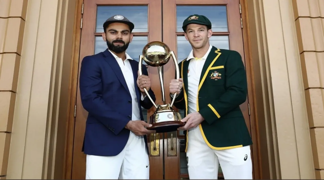 Virat Kohli and Tim Paine