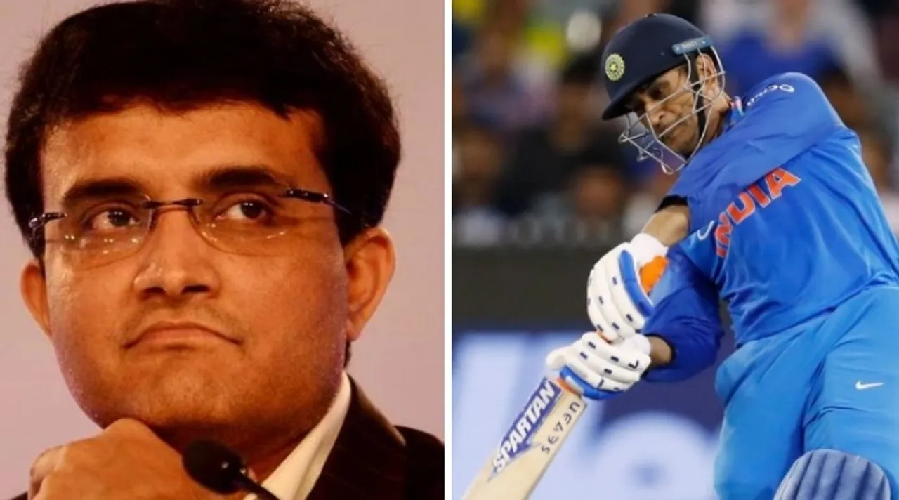 Dhoni and Sourav